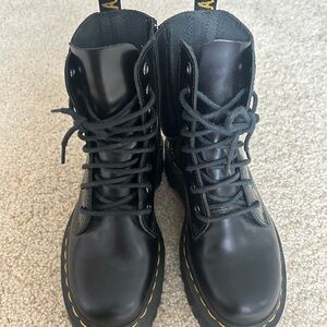Dr. Martens Black Lace-Up Boots